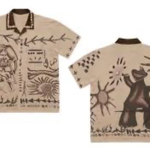 Cactus Jack painter button up